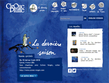 Tablet Screenshot of cirqueplume.com